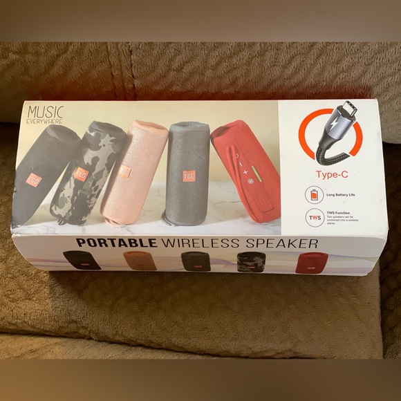 Portable Wireless Bluetooth Speaker, Black — T&G - Picture 3 of 16